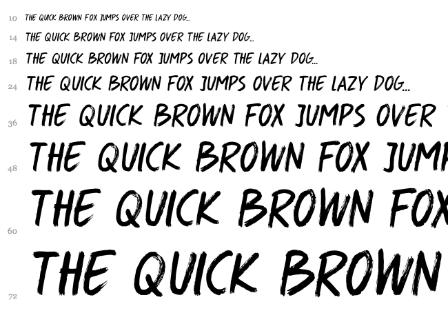 DK Spaghetti And Cheese font waterfall